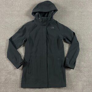 The North Face Apex Flex Gore-Tex Jacket Coat Womens Small Black Stowaway Hooded